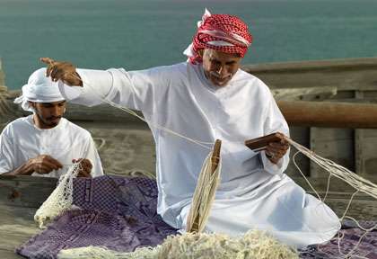 Tisserants à Abu dhabi